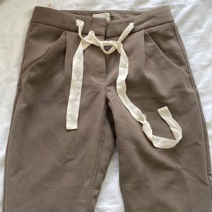Wilfred Cropped Crepe Pants Size 00